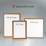 Illuminated Christian Frames Sizes by DivinedGlow